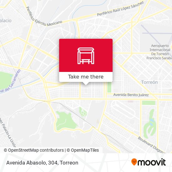 Mapa de Avenida Abasolo, 304