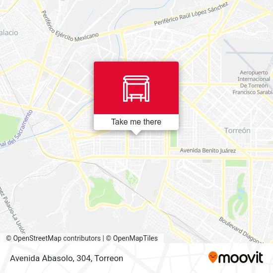 Mapa de Avenida Abasolo, 304