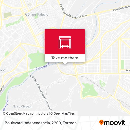 Mapa de Boulevard Independencia, 2200