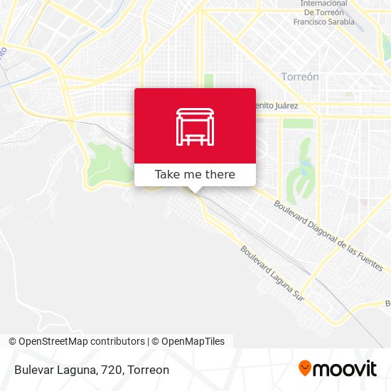 Mapa de Bulevar Laguna, 720