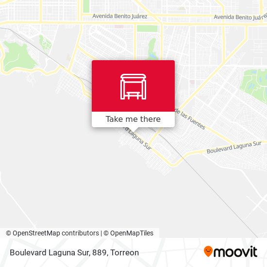 Boulevard Laguna Sur, 889 map