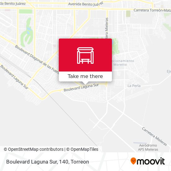 Mapa de Boulevard Laguna Sur, 140