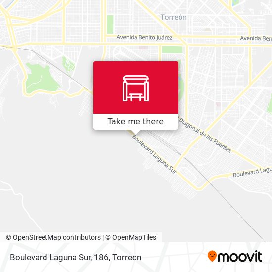 Boulevard Laguna Sur, 186 map