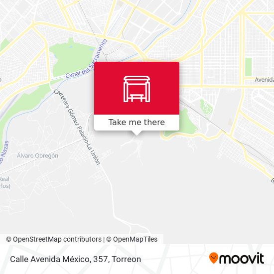 Mapa de Calle Avenida México, 357