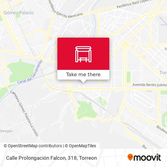 Calle Prolongación Falcon, 318 map