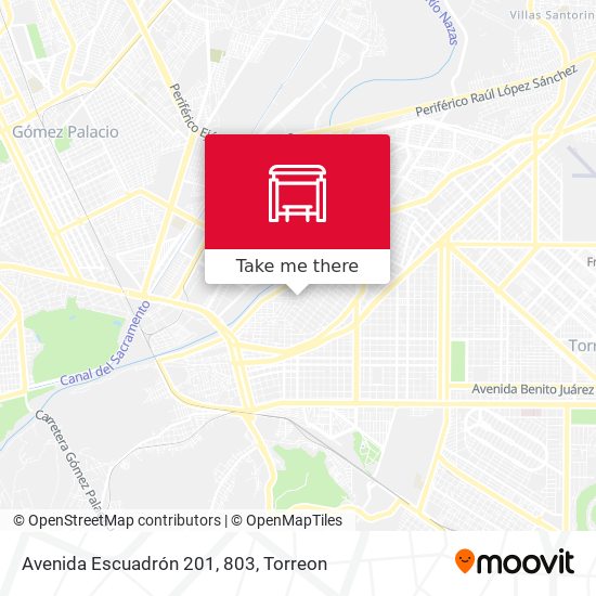 Mapa de Avenida Escuadrón 201, 803