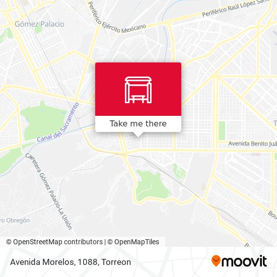 Mapa de Avenida Morelos, 1088