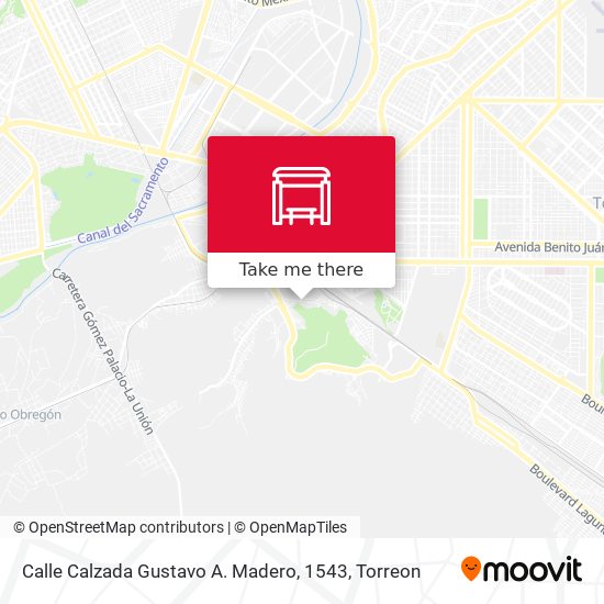 Calle Calzada Gustavo A. Madero, 1543 map