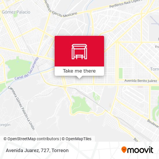 Mapa de Avenida Juarez, 727