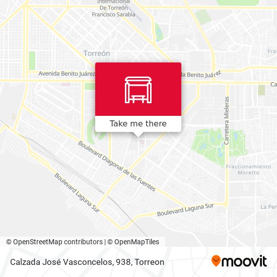 Calzada José Vasconcelos, 938 map