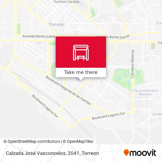 Calzada José Vasconcelos, 2041 map