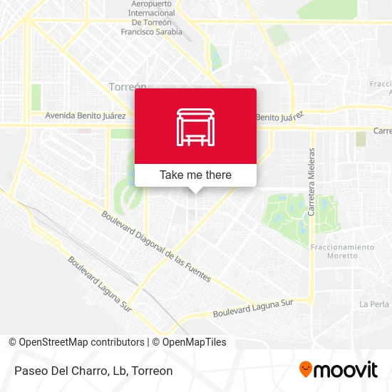 Paseo Del Charro, Lb map