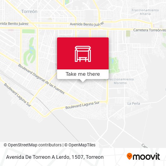 Avenida De Torreon A Lerdo, 1507 map
