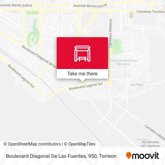 Mapa de Boulevard Diagonal De Las Fuentes, 950