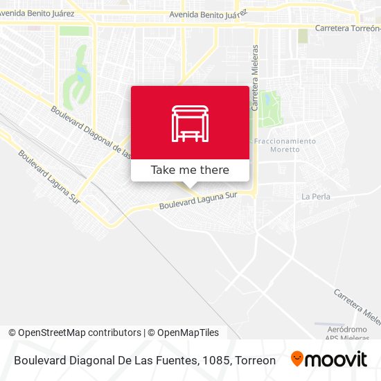 Mapa de Boulevard Diagonal De Las Fuentes, 1085