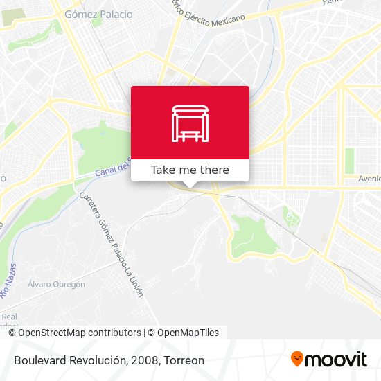 Mapa de Boulevard Revolución, 2008