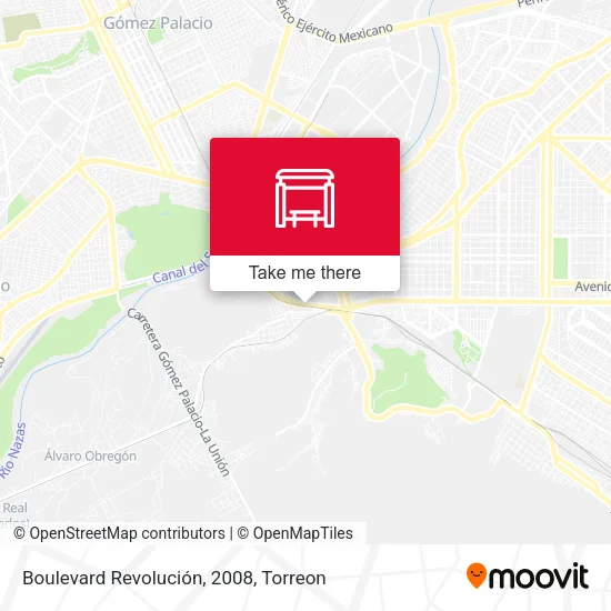 Mapa de Boulevard Revolución, 2008