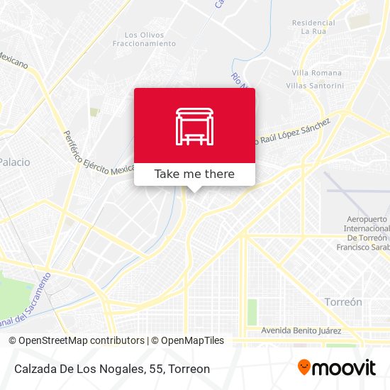 Mapa de Calzada De Los Nogales, 55