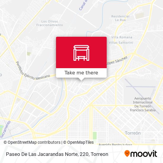 Paseo De Las Jacarandas Norte, 220 map
