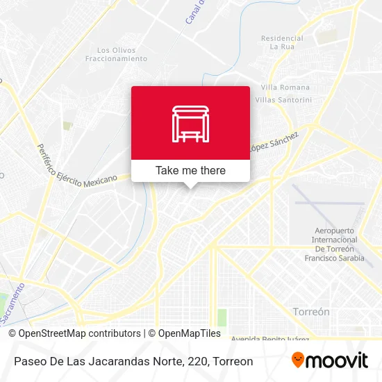 Paseo De Las Jacarandas Norte, 220 map