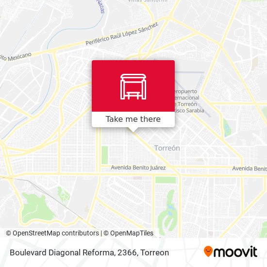 Mapa de Boulevard Diagonal Reforma, 2366