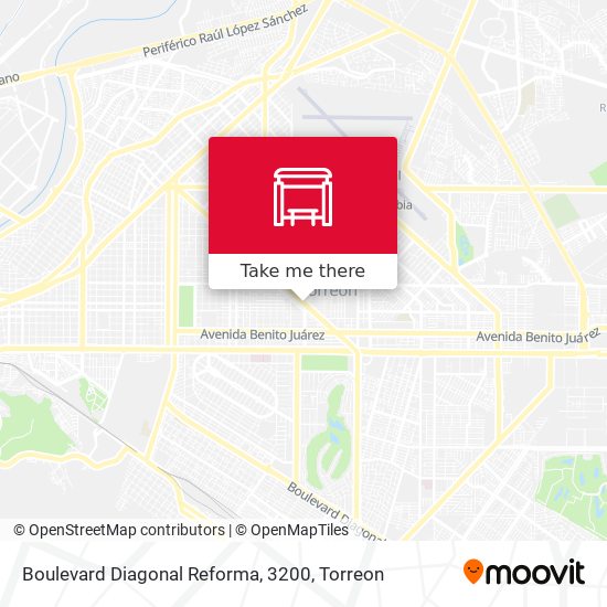 Mapa de Boulevard Diagonal Reforma, 3200