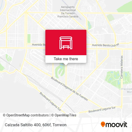 Mapa de Calzada Saltillo 400, 606f