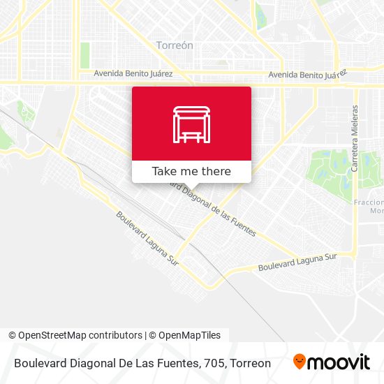 Boulevard Diagonal De Las Fuentes, 705 map