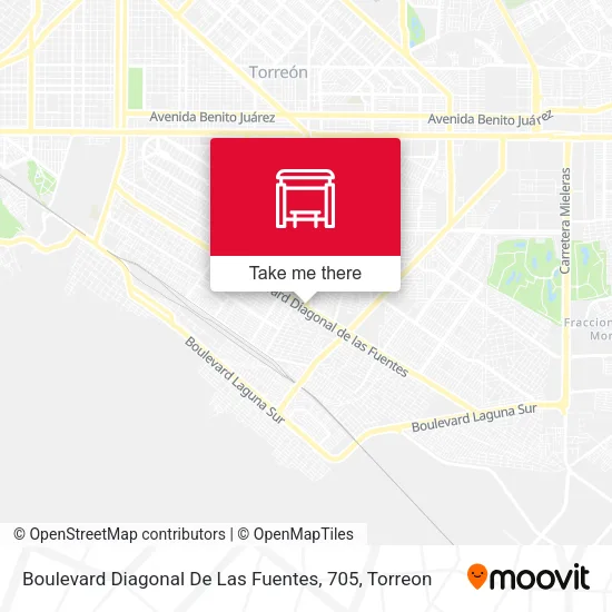 Boulevard Diagonal De Las Fuentes, 705 map