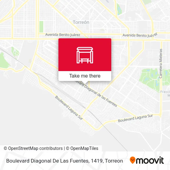 Mapa de Boulevard Diagonal De Las Fuentes, 1419