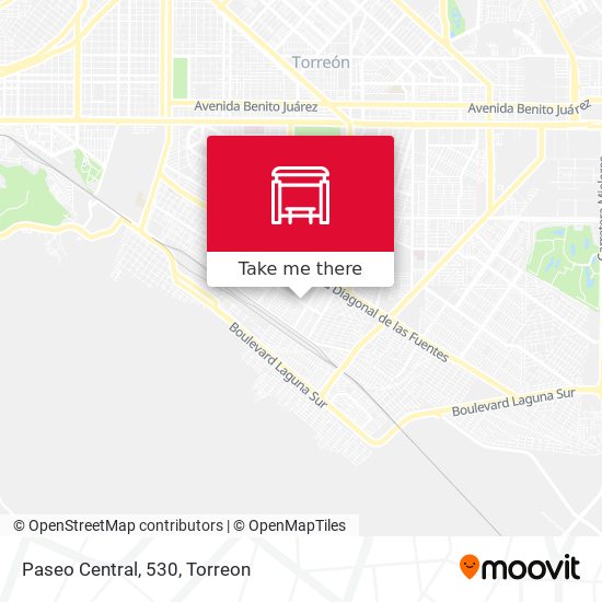Mapa de Paseo Central, 530