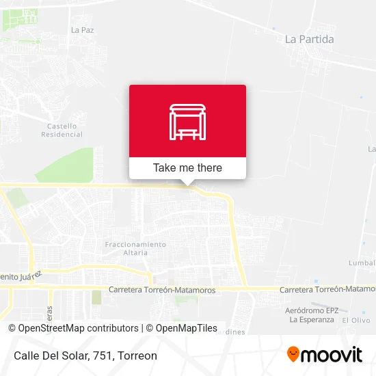 Calle Del Solar, 751 map