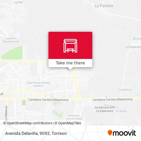 Avenida Delaviña, 9092 map