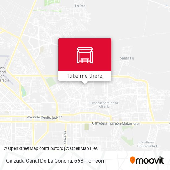 Mapa de Calzada Canal De La Concha, 568