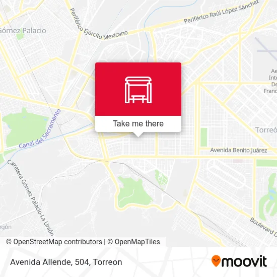 Avenida Allende, 504 map