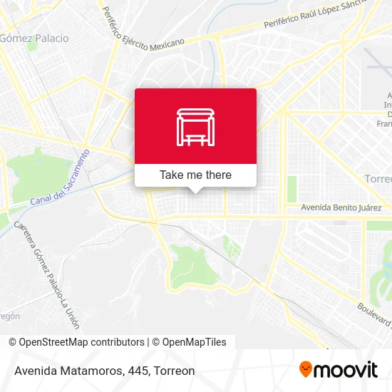 Avenida Matamoros, 445 map