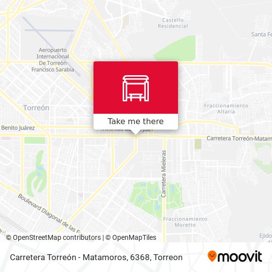 Carretera Torreón - Matamoros, 6368 map