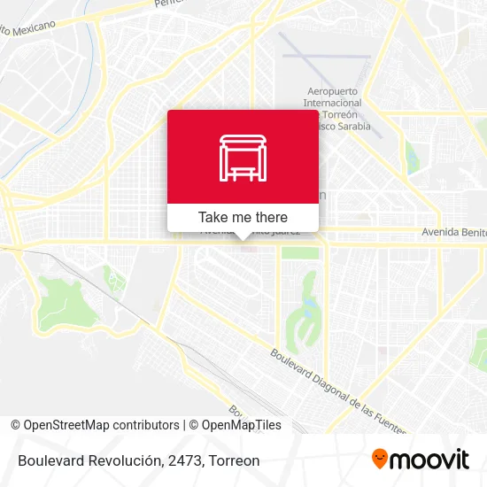 Mapa de Boulevard Revolución, 2473