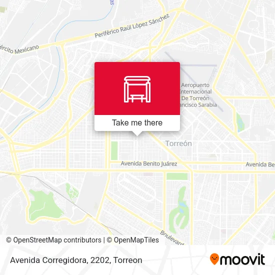 Mapa de Avenida Corregidora, 2202