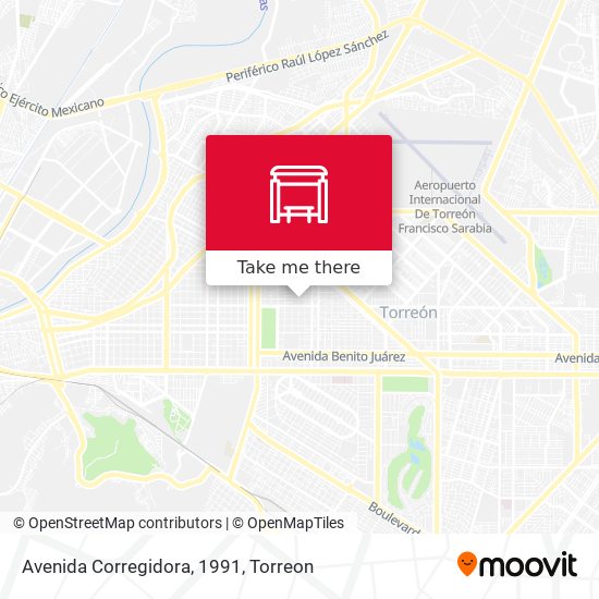 Mapa de Avenida Corregidora, 1991