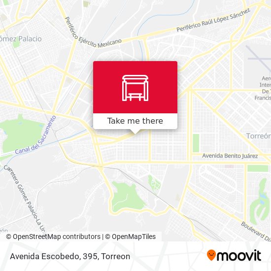 Mapa de Avenida Escobedo, 395