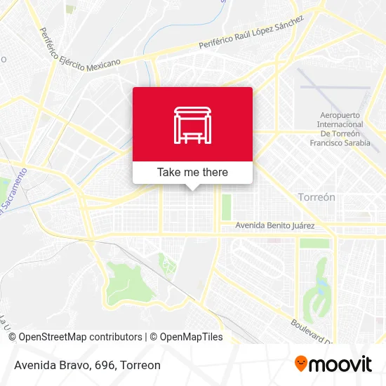 Avenida Bravo, 696 map