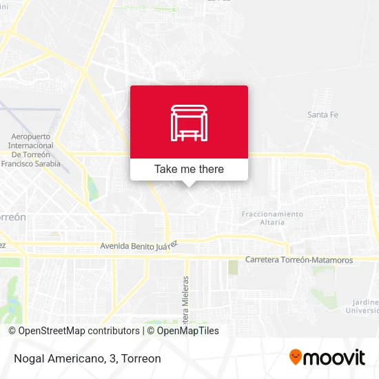 Nogal Americano, 3 map