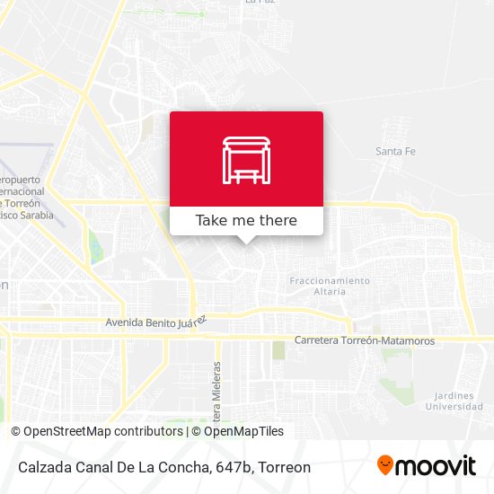Mapa de Calzada Canal De La Concha, 647b