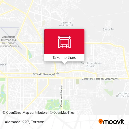 Mapa de Alameda, 297