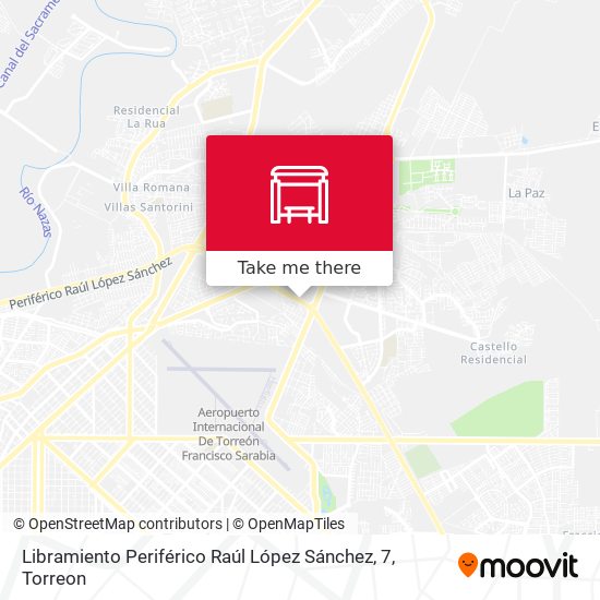 Libramiento Periférico Raúl López Sánchez, 7 map
