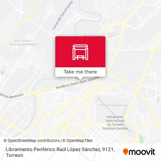 Libramiento Periférico Raúl López Sánchez, 9121 map