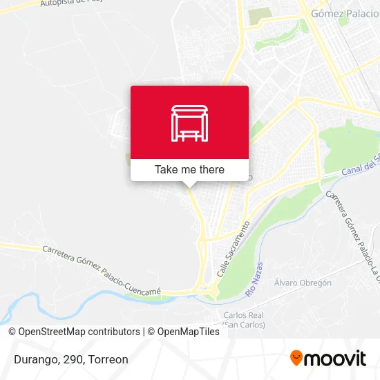 Durango, 290 map