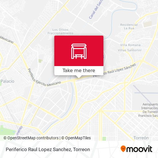 Mapa de Periferico Raul Lopez Sanchez