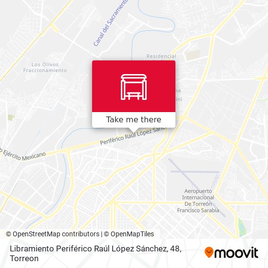 Libramiento Periférico Raúl López Sánchez, 48 map